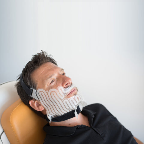 masque pour machine de cryothérapie après chirurgie maxillo-faciale