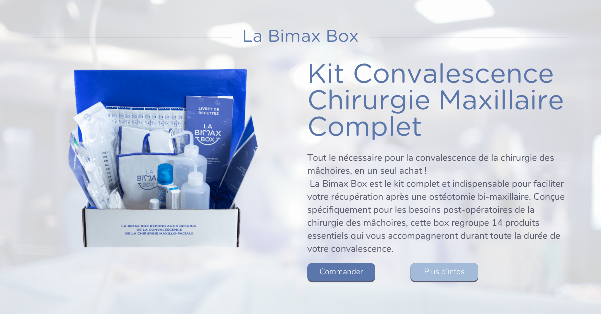 La Bimax Box | Kit Convalescence Chirurgie Orthognathique des Mâchoires