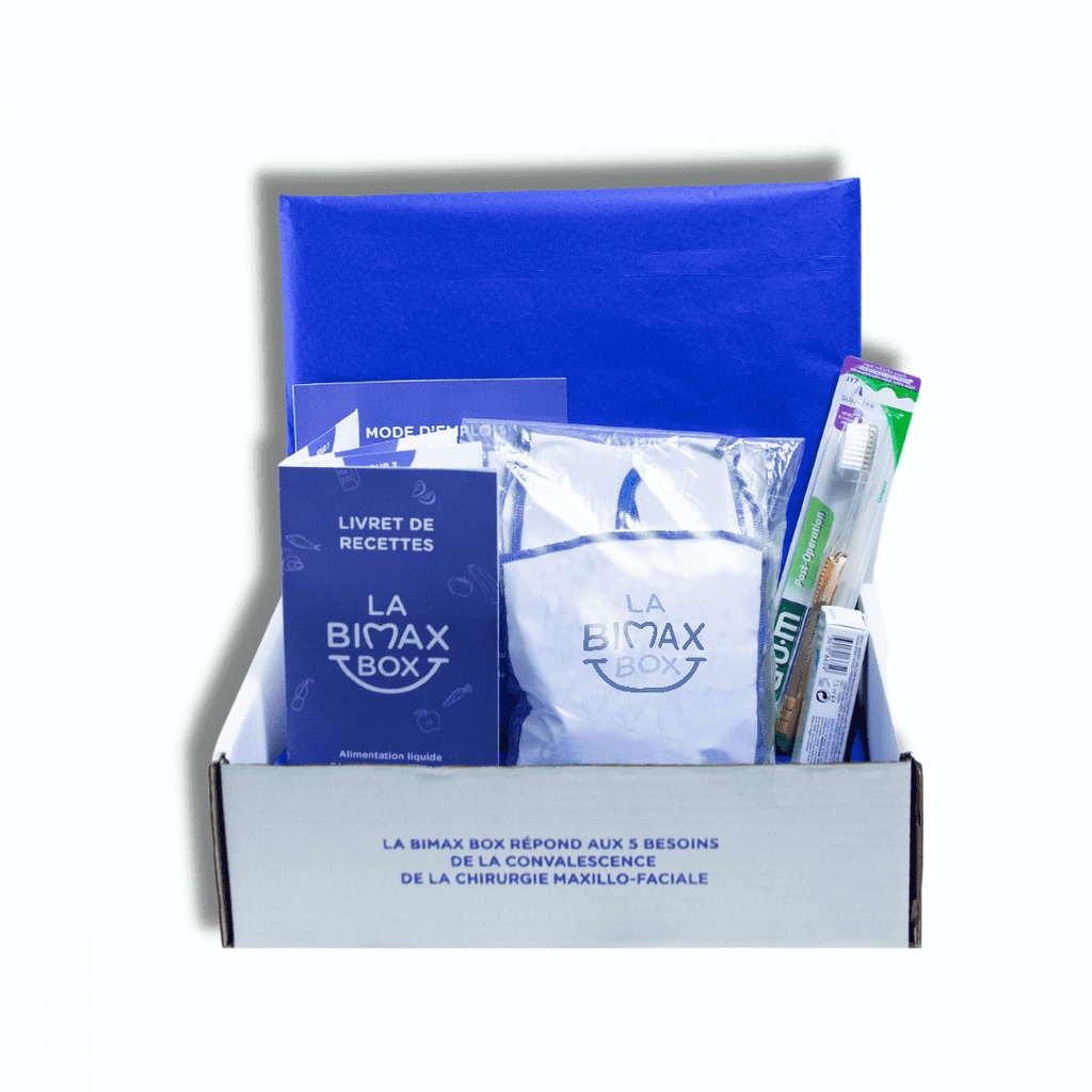 Bimax Box Lite – kit essentiel convalescence chirurgie maxillo-faciale